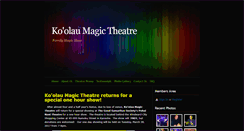 Desktop Screenshot of koolaumagictheatre.com